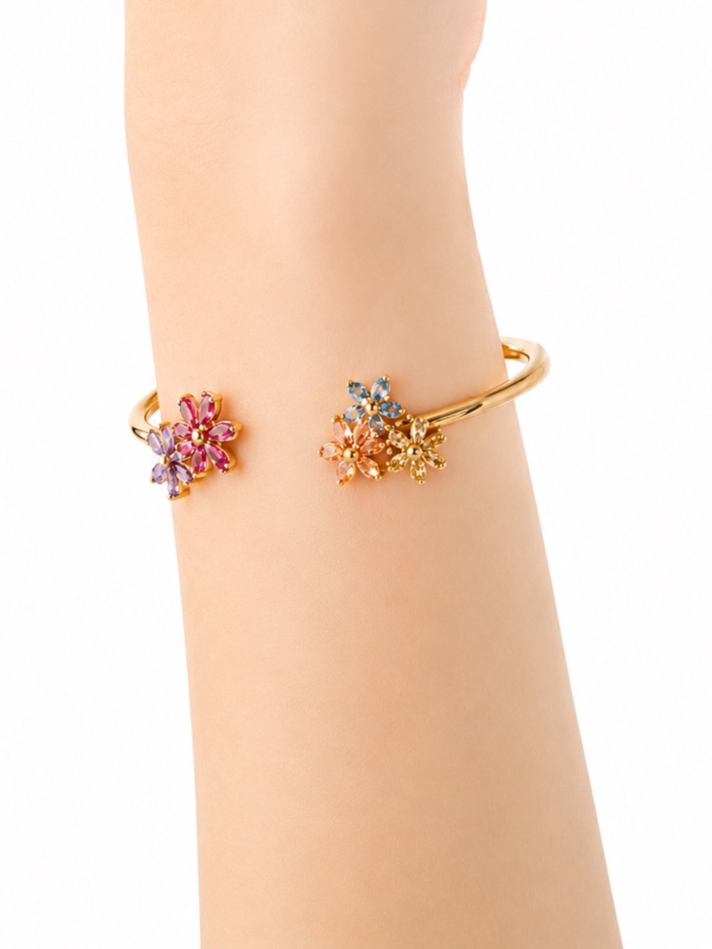 Kate Spade First Bloom Open Hinge Cuff - Picture 2 of 7